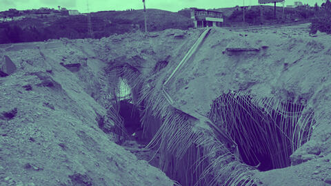 destroyed bridge lebanon