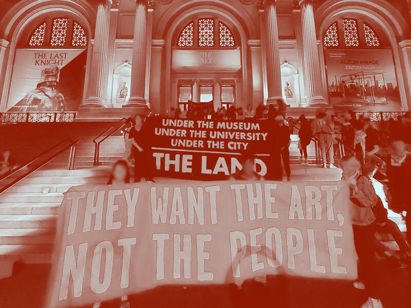 museum protest