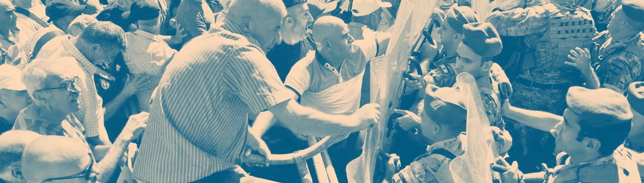 retirees protest